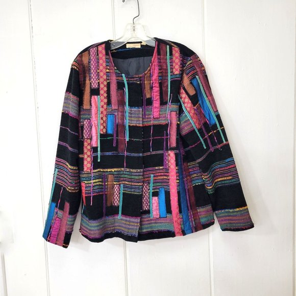 Choices Jackets & Blazers - Art To Wear Modern Patchwork Jacket Choices